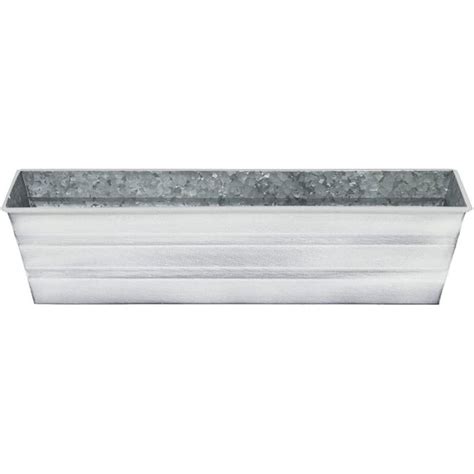 steel barrel flower box|Amazon.com : ACHLA Designs Galvanized Steel Flower Box .